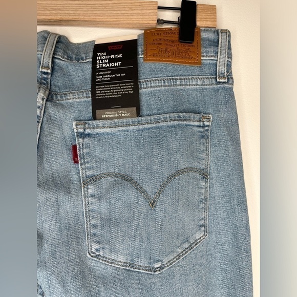 Levi’s 724 high rise slim straight , sz 31 - Picture 11 of 12